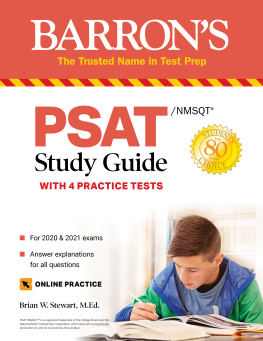 Barrons - PSAT/NMSQT Study Guide: with 4 Practice Tests (Barrons Test Prep)