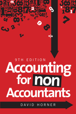 Horner - Accounting for Non-Accountants