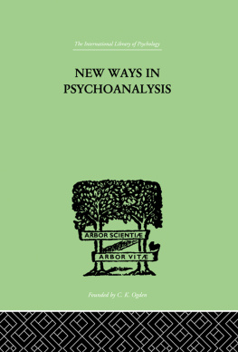 Horney - New Ways in Psychoanalysis