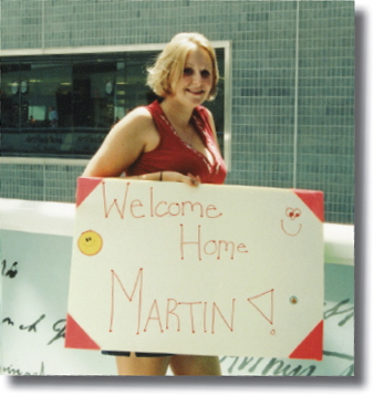 Waiting for Martin at the airport in Philadelphia 2003 We greet each other - photo 12