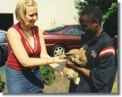 I risk introducing Martin to Louis the rabbit even though he once mentioned - photo 14