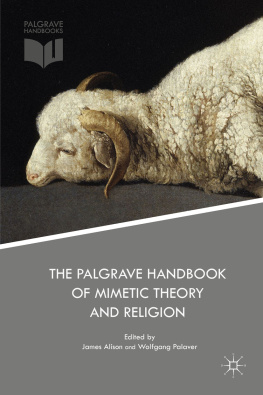 Alison James - The Palgrave Handbook of Mimetic Theory and Religion