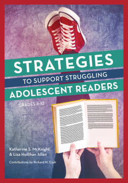 Allen Lisa Hollihan Strategies to Support Struggling Adolescent Readers, Grades 6-12