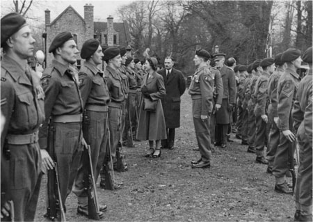 The future Queen Elizabeth II visiting troops before D-Day Such inspections - photo 3