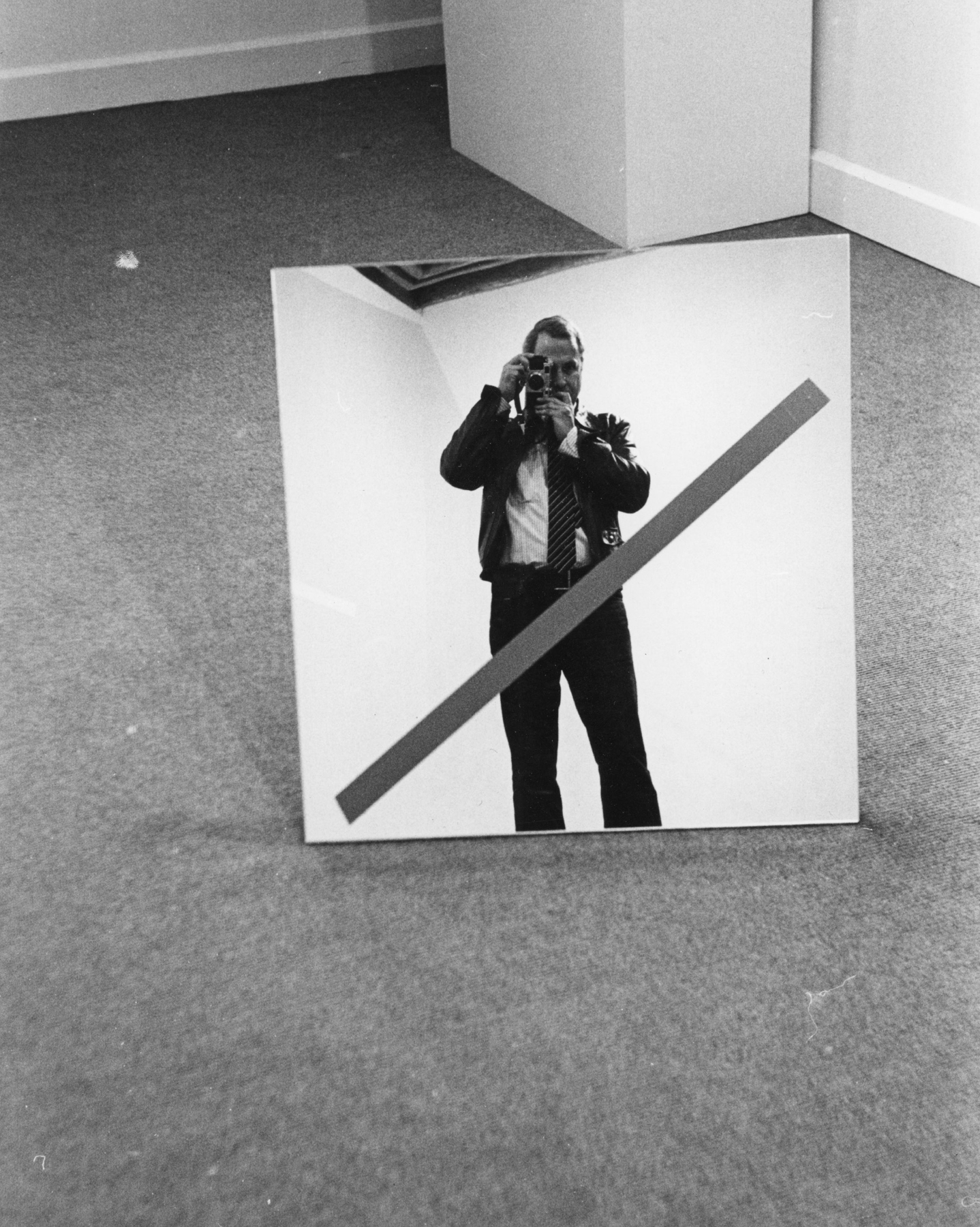 Fred W McDarrah takes a self-portrait in a mirror that forms part of Buky - photo 6