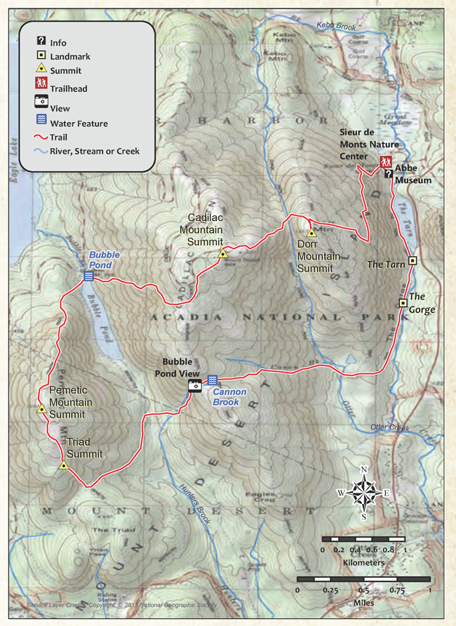 GPS 44362251 -68208023 The loop starts behind the Sieur de Monts Spring - photo 5