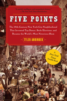 Anbinder - Five Points: the Nineteenth-Century New York City Neighborhood