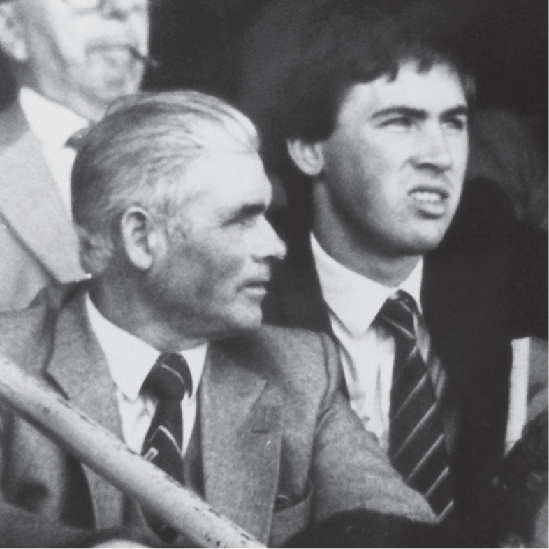 Giuseppe and Carlo Ancelotti Stadio Comunale Turin 1985 Carlo Ancelotti - photo 6