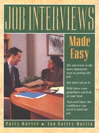 title Job Interviews Made Easy author Marler Patty Bailey Jan - photo 1