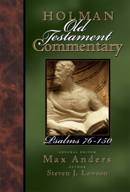 Anders Max - Holman Old Testament Commentary Psalms 76-150