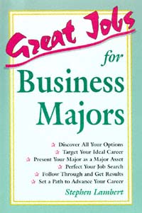 title Great Jobs for Business Majors author Lambert Stephen E - photo 1