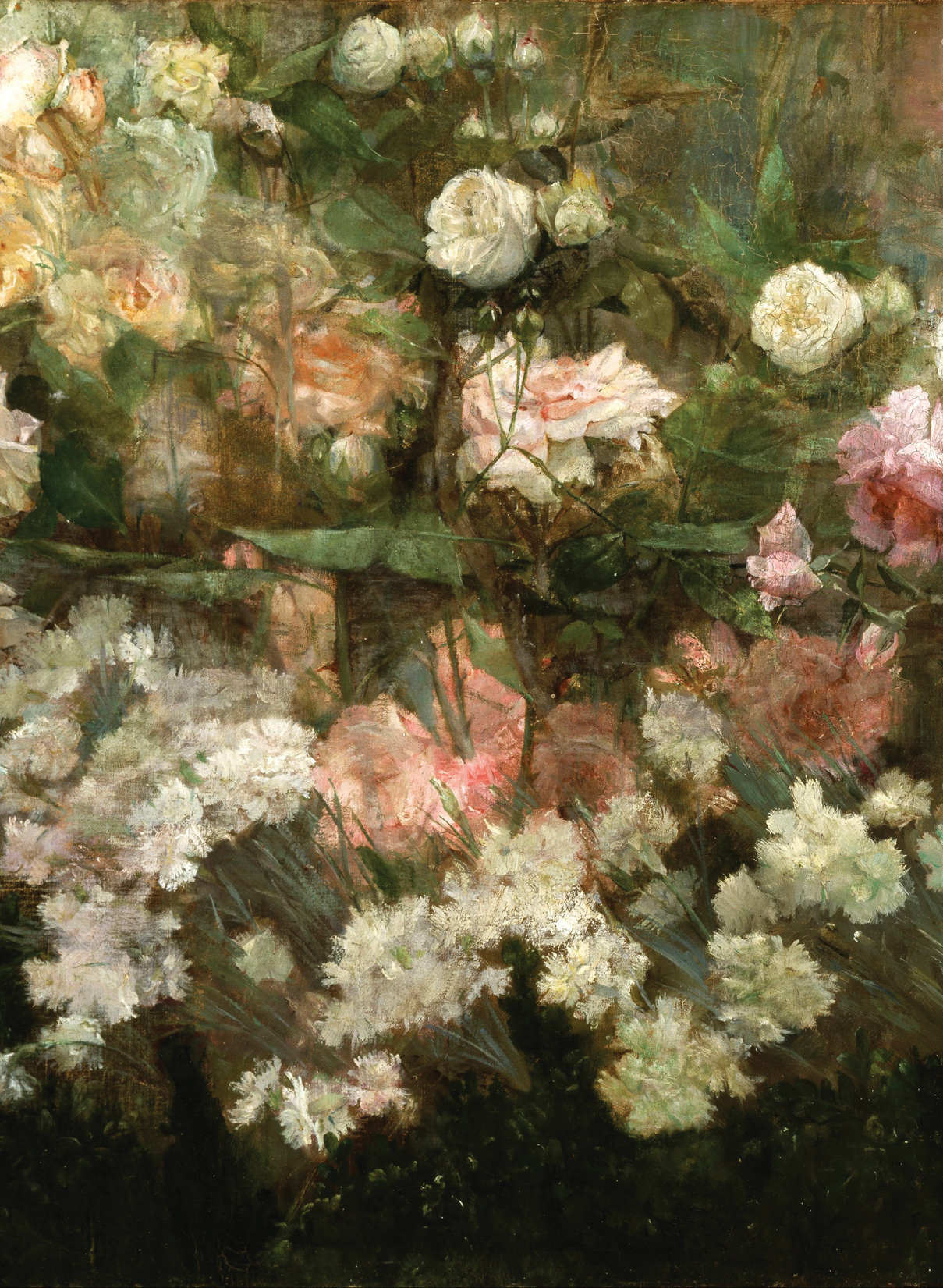 Maria Oakey Dewing Garden in May detail 1895 oil on canvas 23 32 inches - photo 10