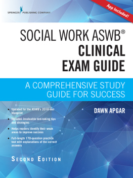 Apgar - Social work ASWB clinical exam guide: a comprehensive study guide for success