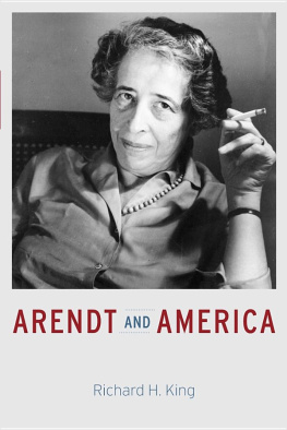 Arendt Hannah - Arendt and America