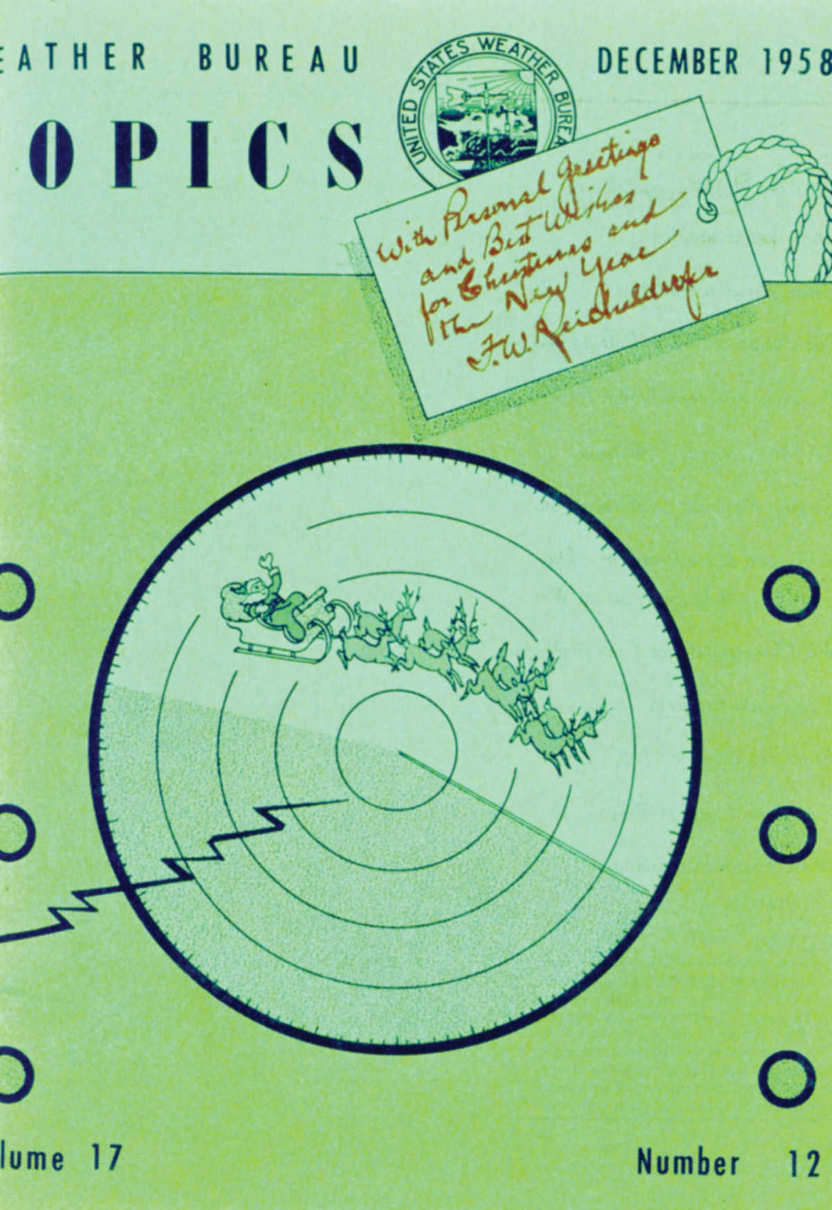 Cover Weather Bureau Topics December 1958 National Oceanic and Atmospheric - photo 7