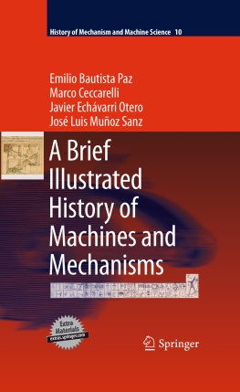 Bautista Paz Emilio - A Brief Illustrated History of Machines and Mechanisms