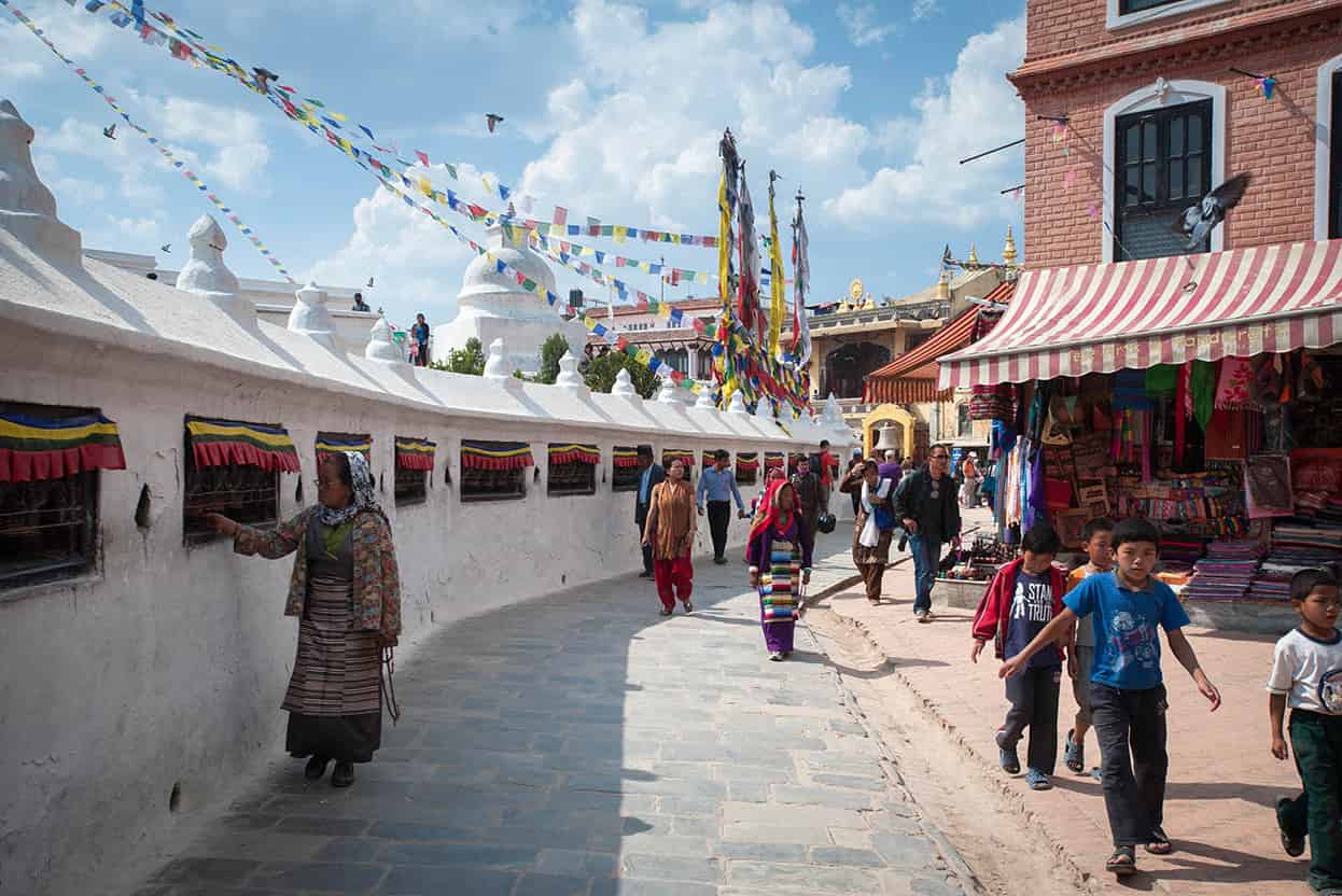 Boudhanath Set amidst the crowded spaces on the eastern edge of Kathmandu - photo 6