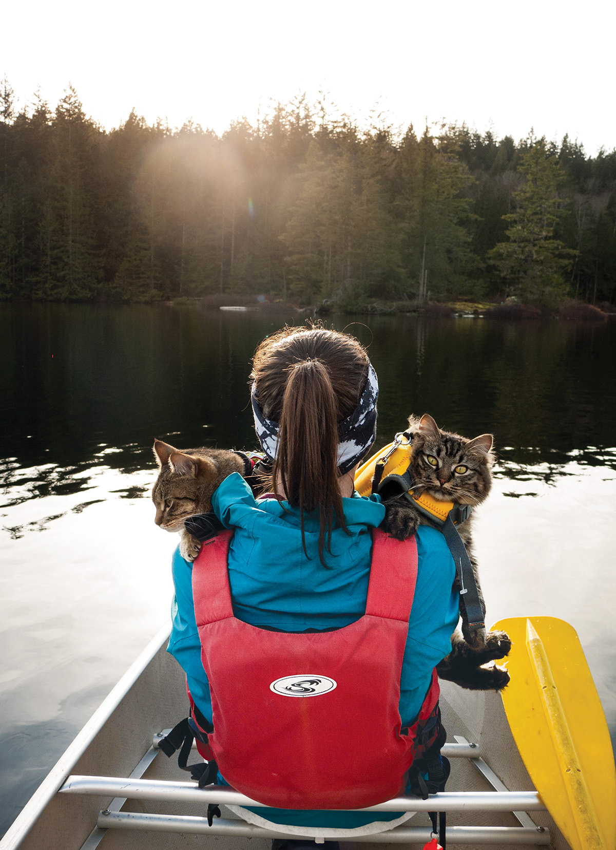 INLAND LAKE BC A sunset canoe and your best buddies what more could you - photo 22