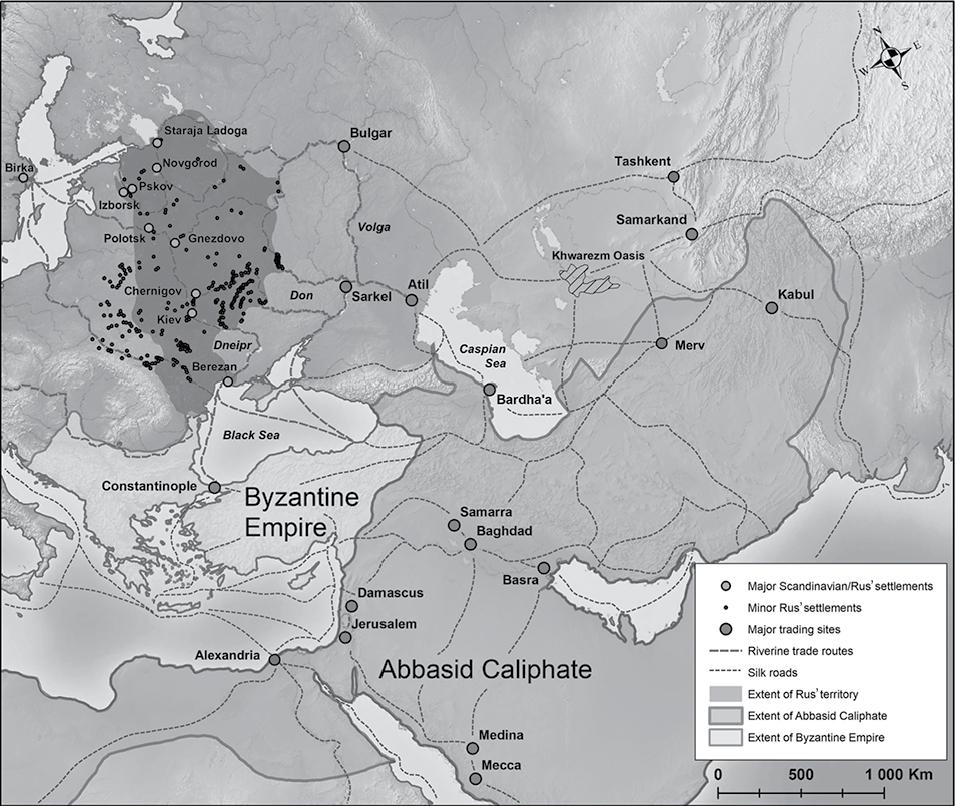 Map 6 The Viking diaspora in the East to Byzantium the Steppe and beyond - photo 6