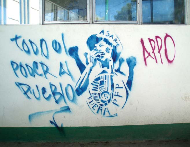 Todo el Poder al Pueblo APPO 2006 stencil and graffiti I think we first - photo 5