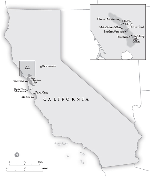 Map 3 Wine regions of Napa Valley INTRODUCTION Long ago during my - photo 4