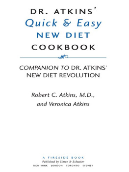 Atkins Robert C. - Dr. Atkins Quick & Easy New Diet Cookbook