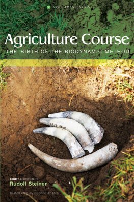 Atkinson Glen The energetic activities in biodynamic agriculture: Dr Rudolf Steiners agriculture course