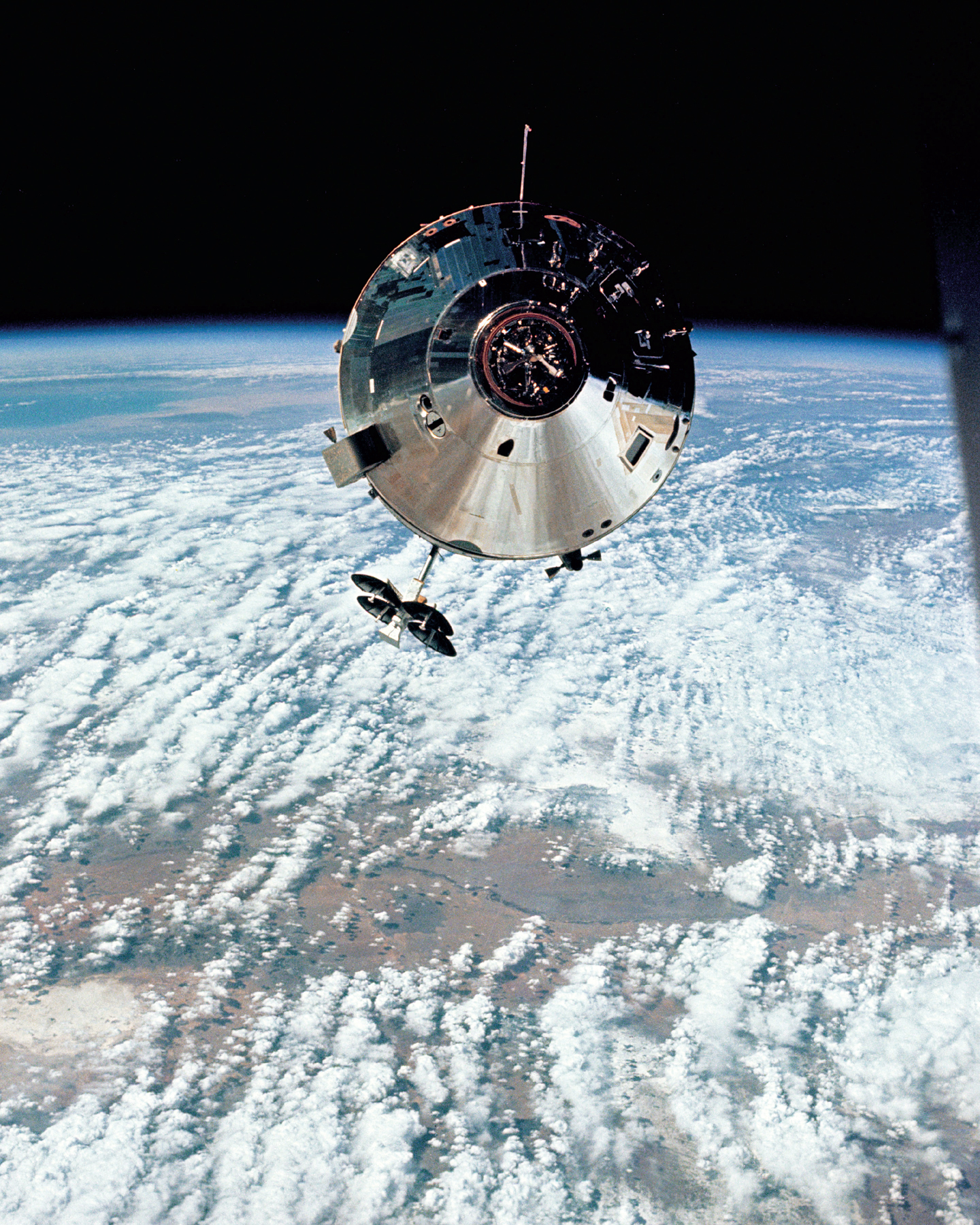 The Apollo 9 Command Module in Earth orbit Credit NASA BY RUSSELL RUSTY - photo 3