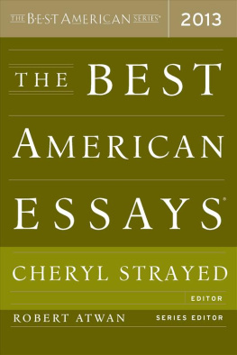 Atwan Robert The Best American Essays 2013