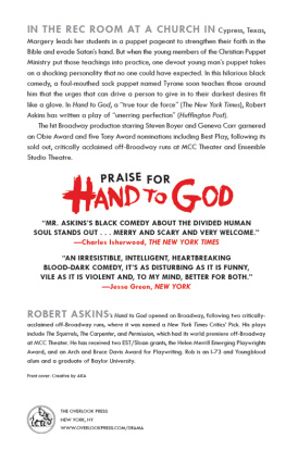 Askins Hand to God: a play