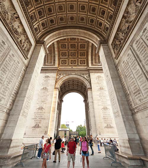 Arc de Triomphe Versailles Gardens Typical crperie - photo 17