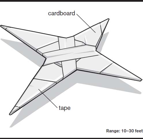 The Cardboard Throwing Star is perhaps the most popular MiniWeapon in the young - photo 5