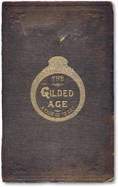 The original cover of the 1873 satirical novel by Mark Twain and Charles Dudley - photo 7