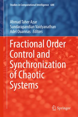 Azar Ahmad Taher Fractional Order Control and Synchronization of Chaotic Systems