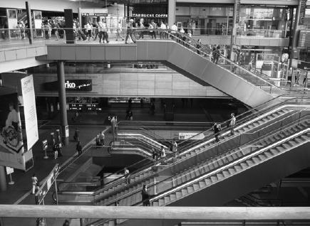 Escalators enable movement from one flat surface to another along a slope - photo 4