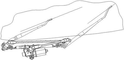 Fig 11 A typical wiper system consists of wipers motor and a linkage and - photo 1