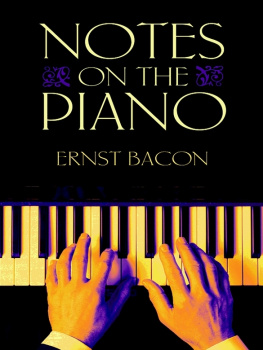 Bacon - Notes on the Piano