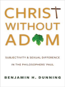 Badiou Alain - Christ Without Adam: Subjectivity and Sexual Difference in the Philosophers Paul