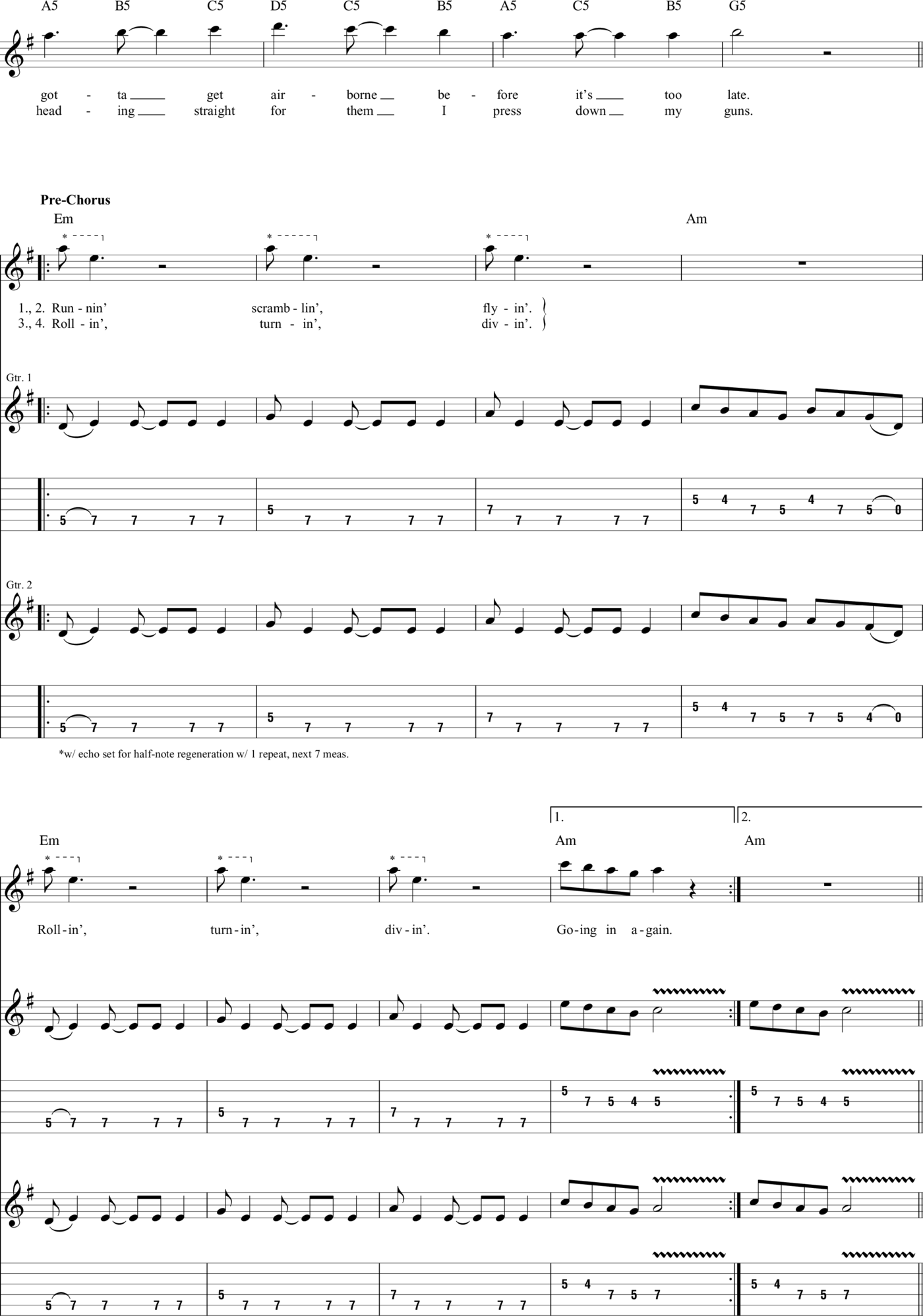 Iron Maiden--Guitar Tab - photo 7