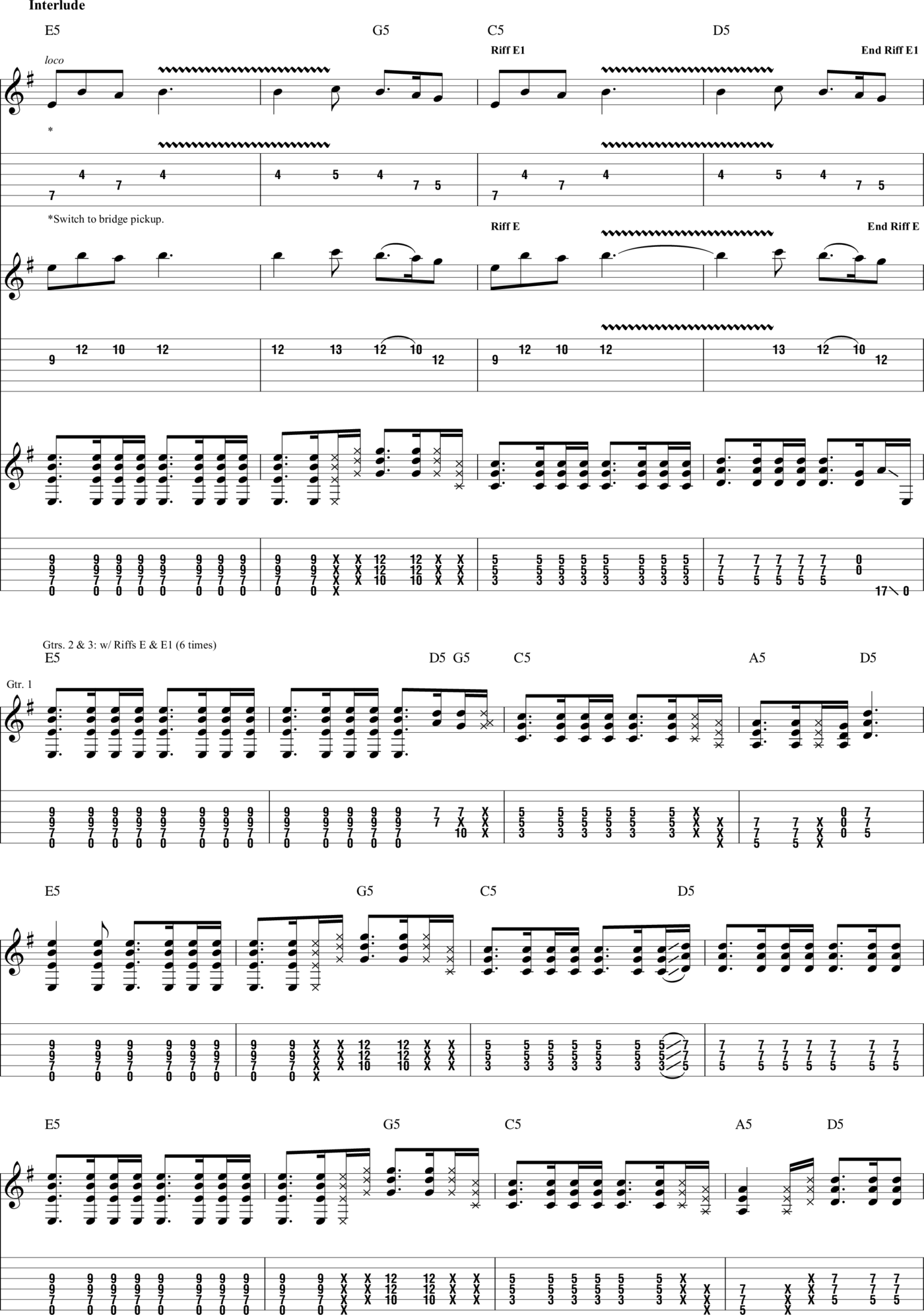 Iron Maiden--Guitar Tab - photo 25