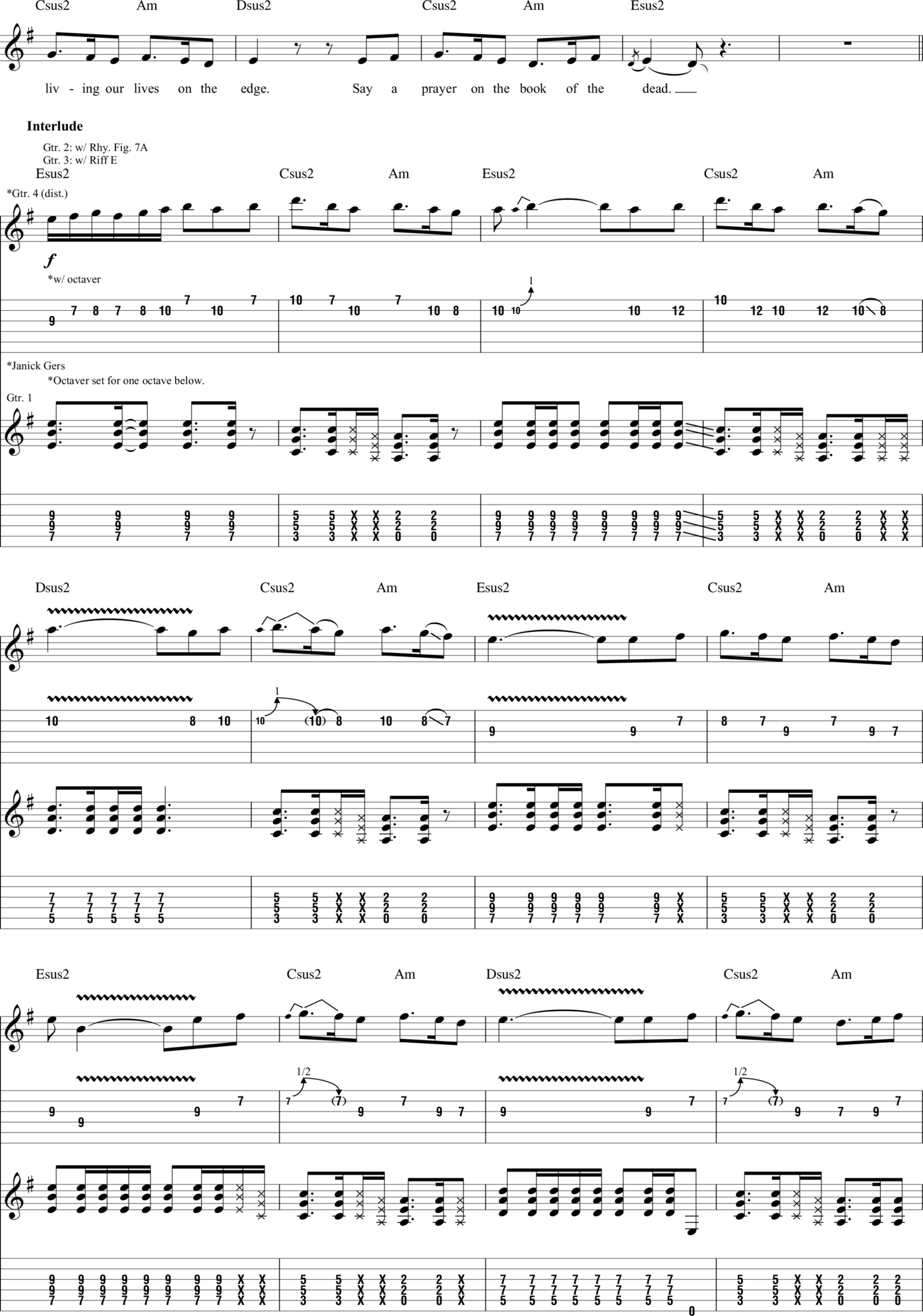 Iron Maiden--Guitar Tab - photo 29