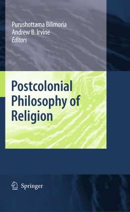 Irvine Andrew B. - Postcolonial Philosophy of Religion