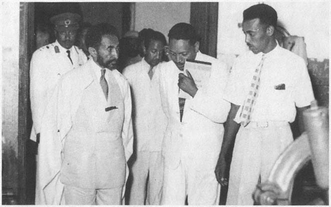 From left to right Back row General Merid Mengesha and the crown prince - photo 2