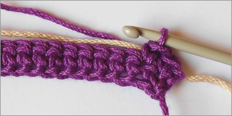 Photo 6 Tapestry crochet with back loop single crochet worked in the round - photo 7