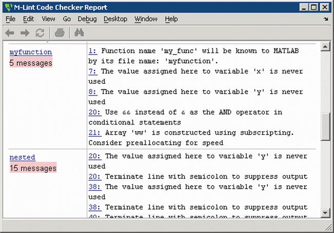 Figure 1-3 MATLAB Profiler - records the time taken to execute each - photo 3