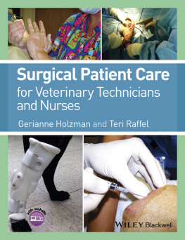 Holzman Gerianne Surgical Patient Care for Veterinary Technicians and Nurses