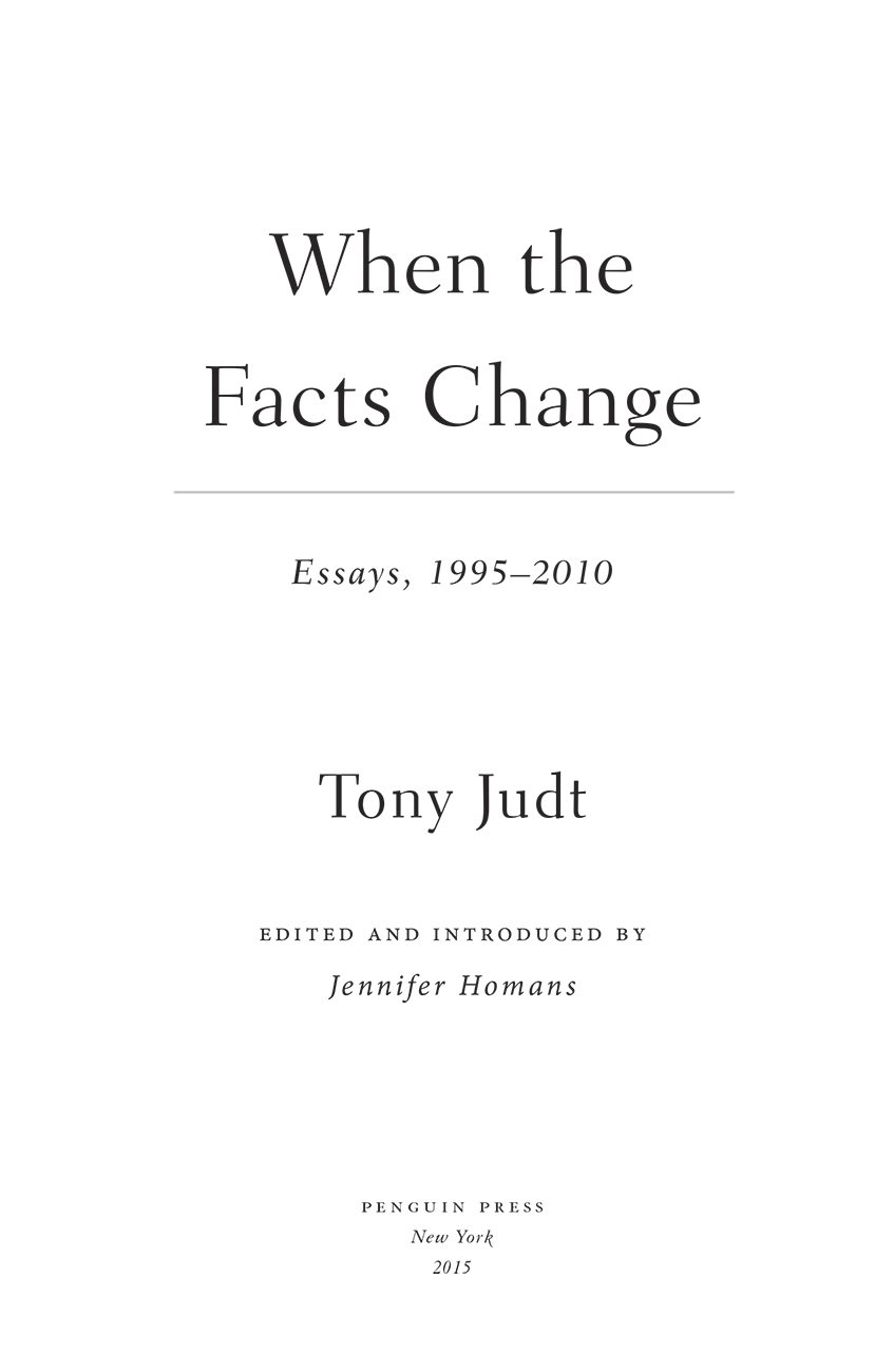 When the facts change essays 1993-2010 - image 2