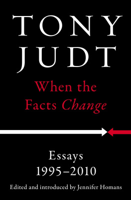 Homans Jennifer When the facts change: essays, 1993-2010