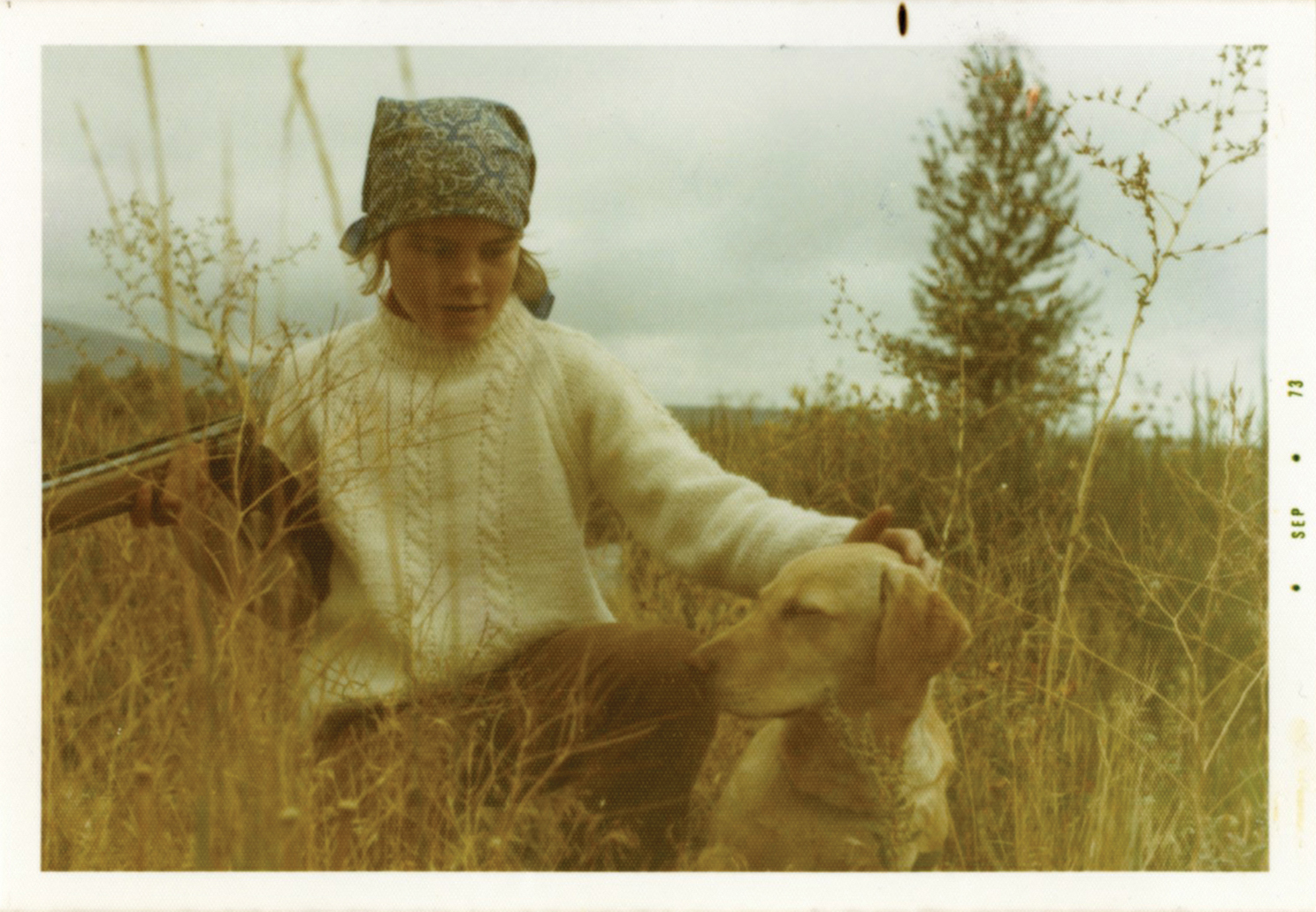 Elsa and me hunting in Idaho Im eight Mom Dad Margot and me in the - photo 2