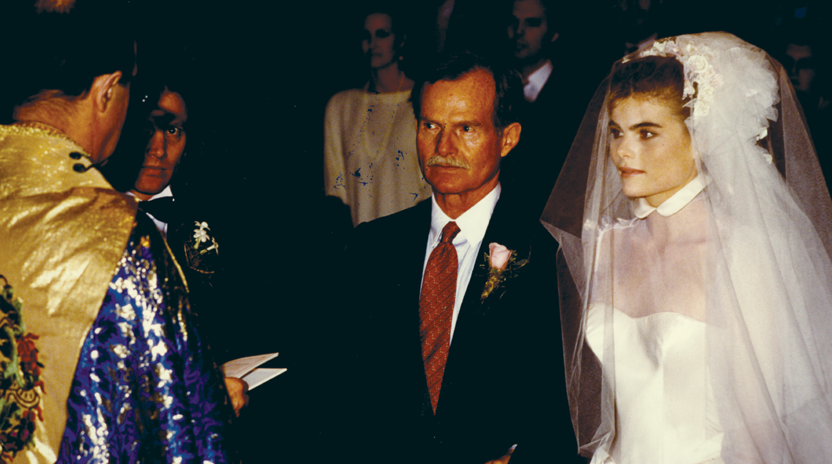 Dad walking me down the aisle at my wedding in 1984 A family photo with - photo 31